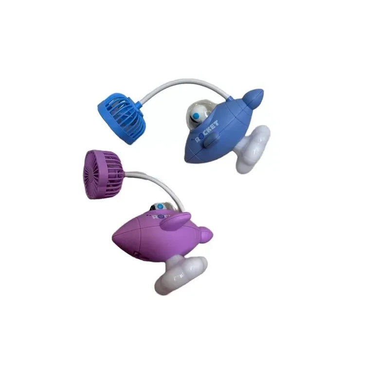 Ventilador Min Avion Portátil Para Escritorio Usb Recagable