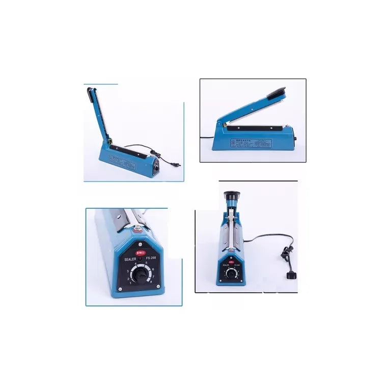 Selladora De Bolsas De 30 Cm Con Sellado Hermético Color Azul
