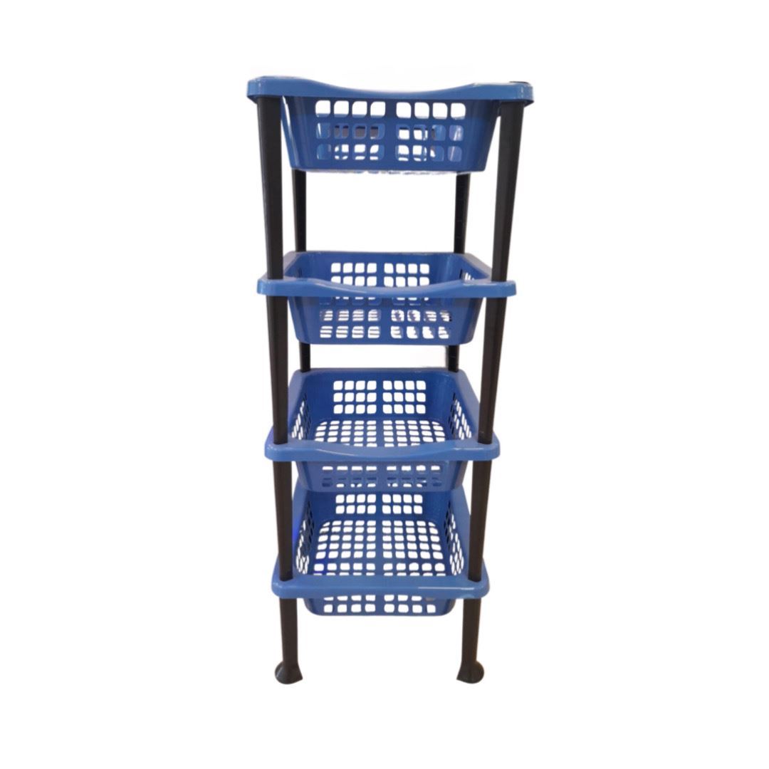 Estante de plastico 4 cajones
