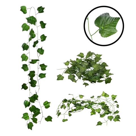 Tiras De Hojas Artificiales 240cm X16 Unidades