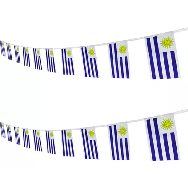 Banderín guirnalda de Uruguay 5 metros