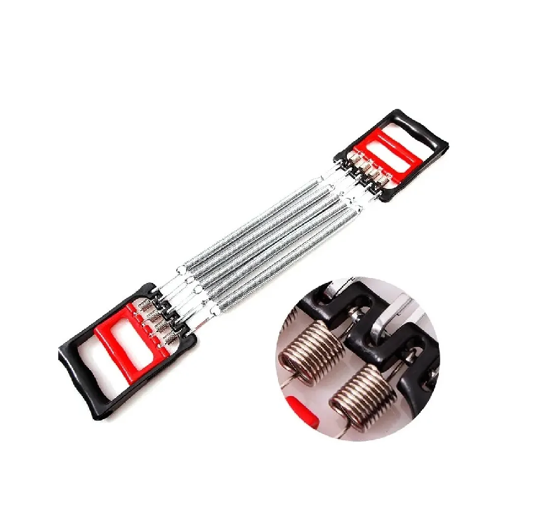 Extensor De Pecho Resortes Metálicos Regulables Con Agarre