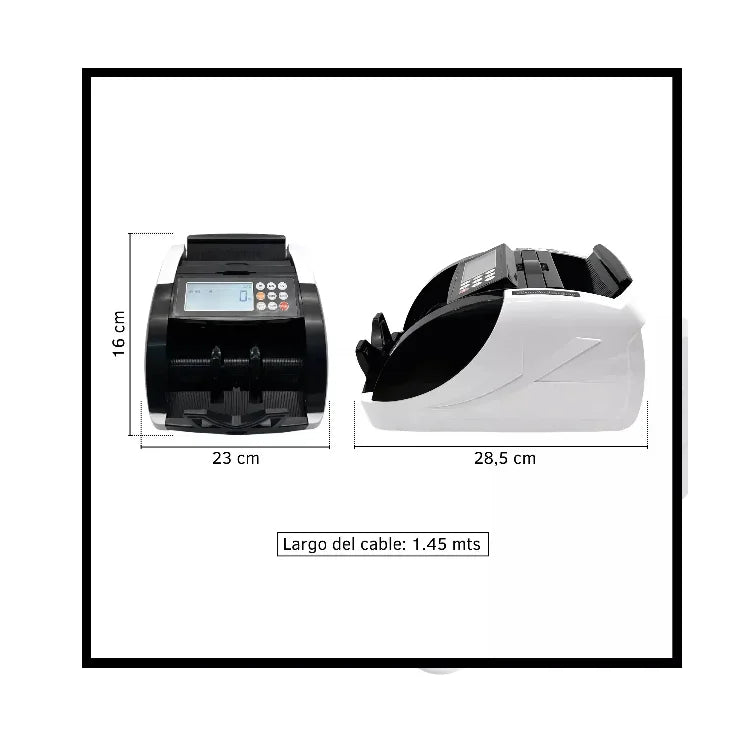 Contadora De Billetes Detector Falsos Máquina 900 Billetes