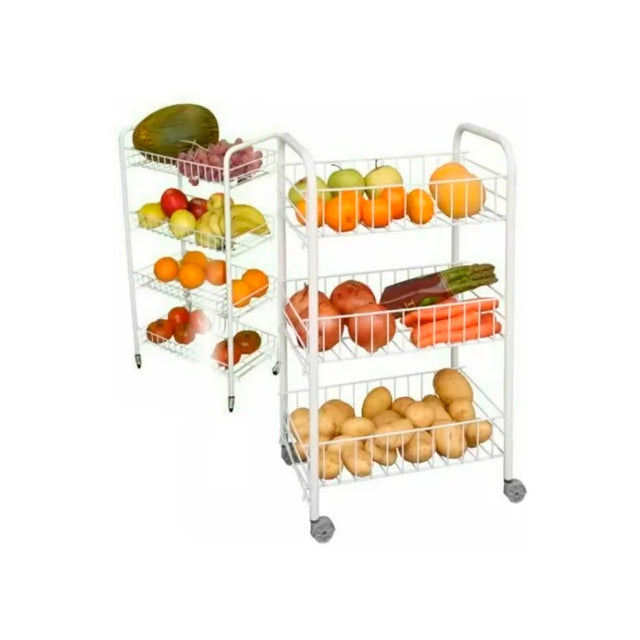 Carrito frutero de 3 estantes