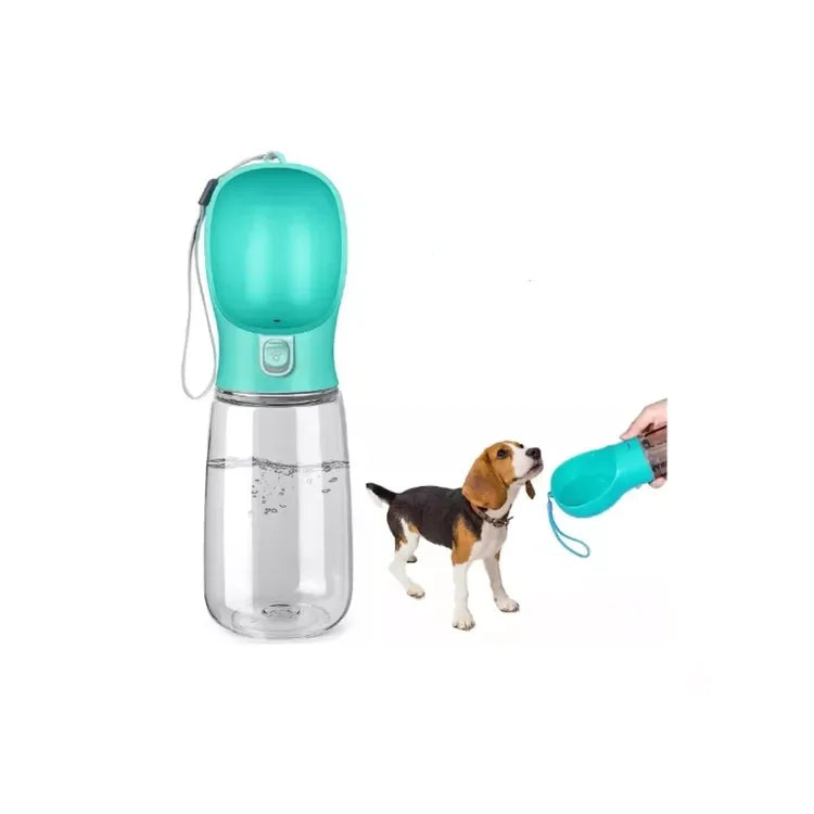 Botella Bebedero Portátil Para Mascotas Paseo Agua Perro