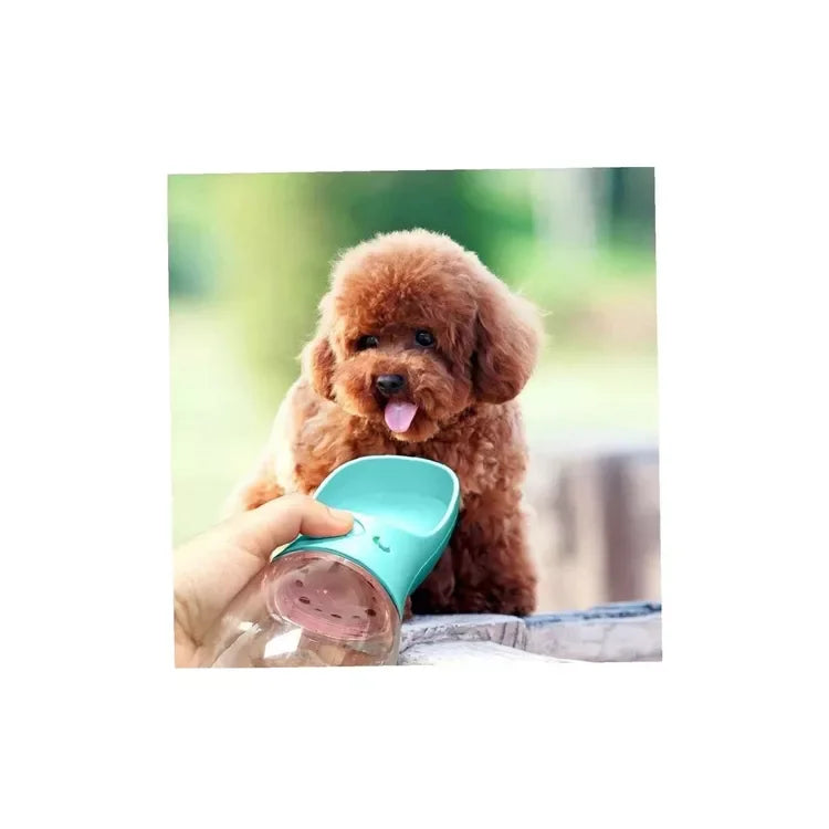 Botella Bebedero Portátil Para Mascotas Paseo Agua Perro