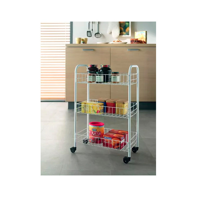 Carrito frutero de 3 estantes