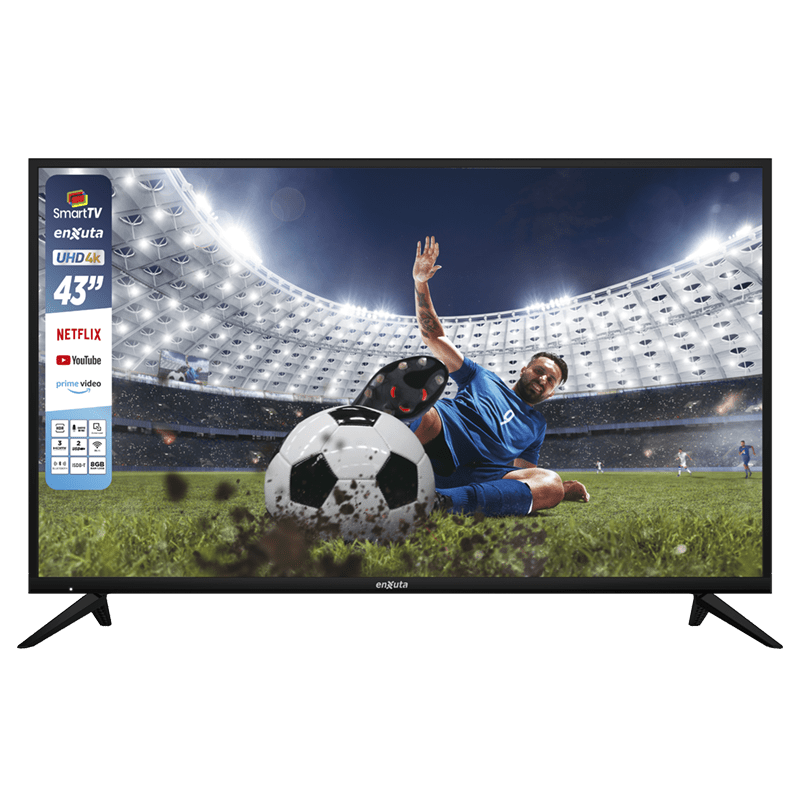 Smart Tv 43” Ultra HD 4K Enxuta