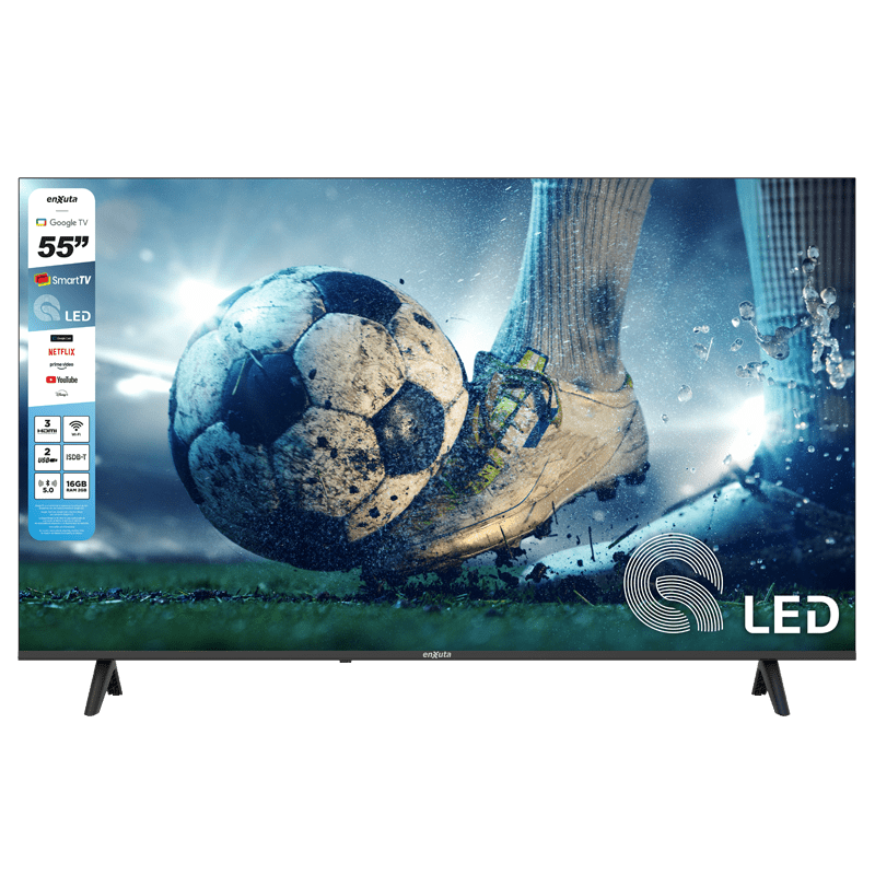 Televisor QLED Smart TV 55” 4K Enxuta