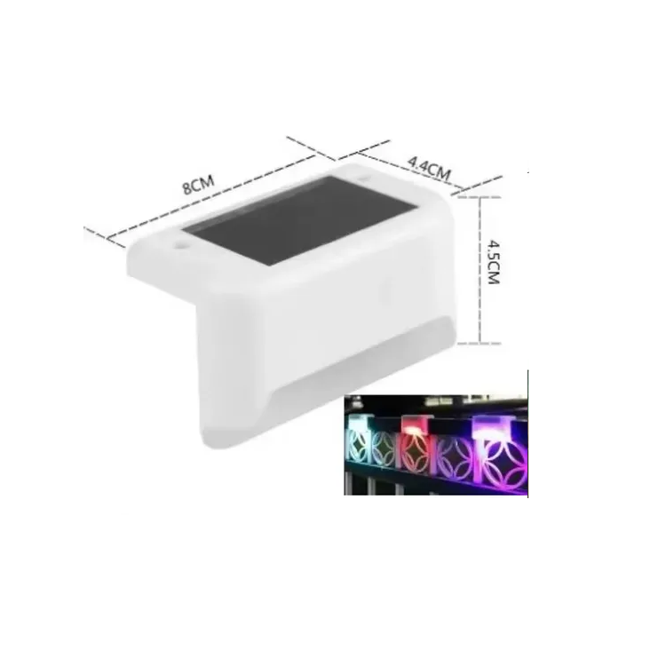 Set De 4 Apliques Solares Foco Lampara Caminero