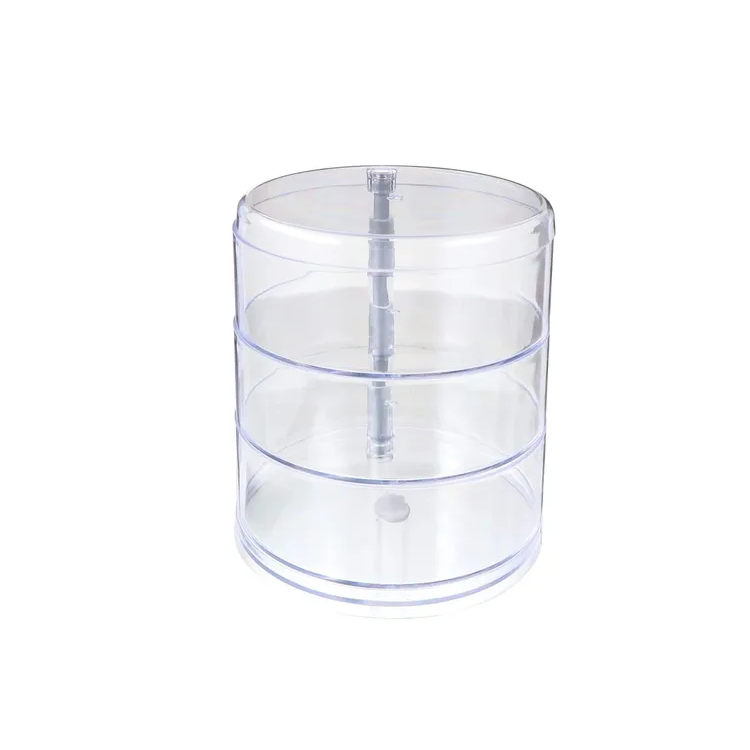 Organizador Acrílico 360o Para Accesorios 14x11cm