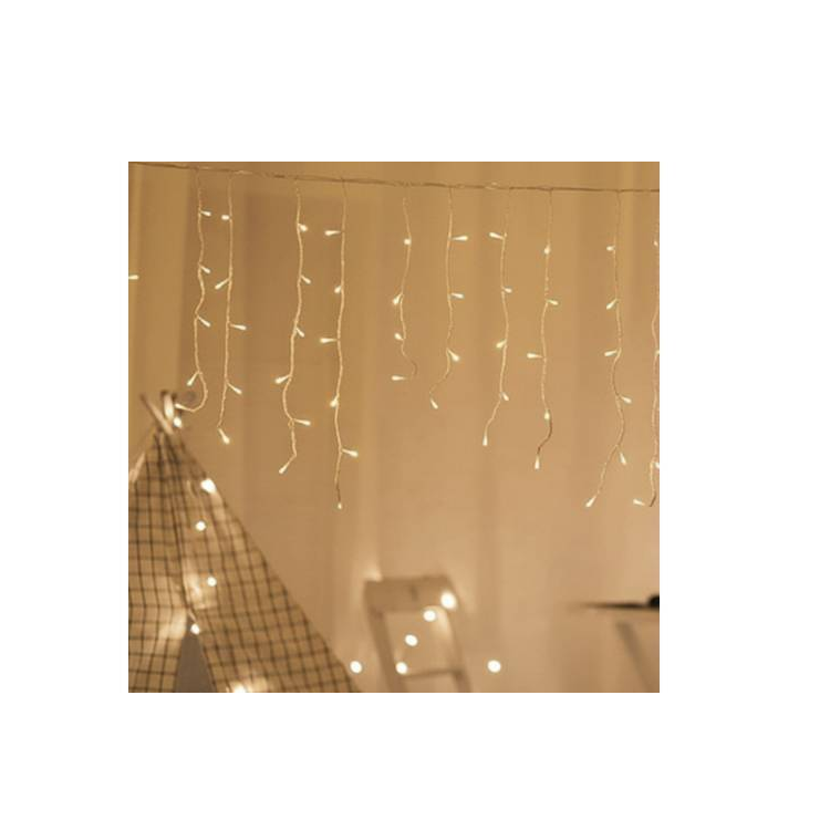 Cortina Luces Navideñas Led Decoración Luz Navidad 3x3mts