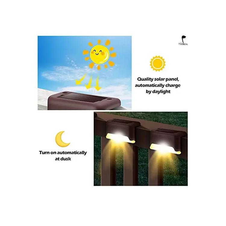 Set De 4 Apliques Solares Foco Lampara Caminero