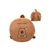 Mochila De Felpa Con Carpincho 27x7cm