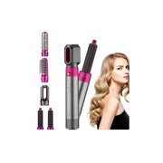 Secador 5 En 1 Secador Ruleros Peine Alisante Cepillo