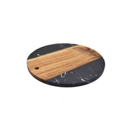 Tabla Combinada De Madera Y Mármol 30x1.2cm