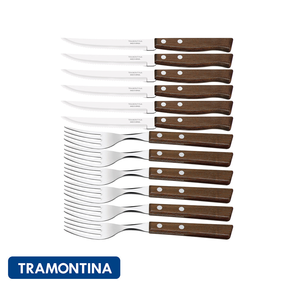 Juego Para Asado 12 Piezas Tradicional Tramontina