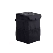 Tacho De Basura Y Organizador Para Auto 2 En 1 Con Tapa