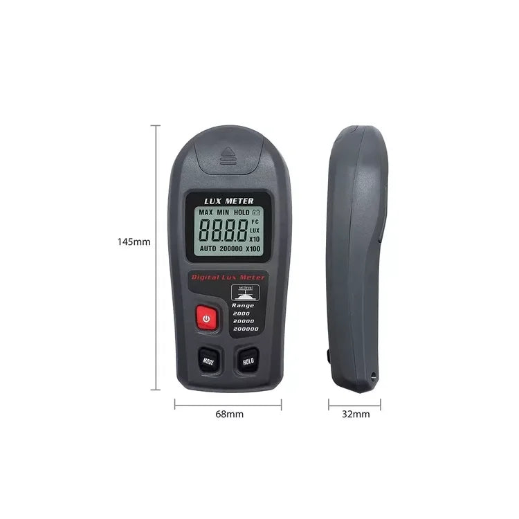 Luxómetro Digital Medidor De Luz Autorrango 200.000 Lm