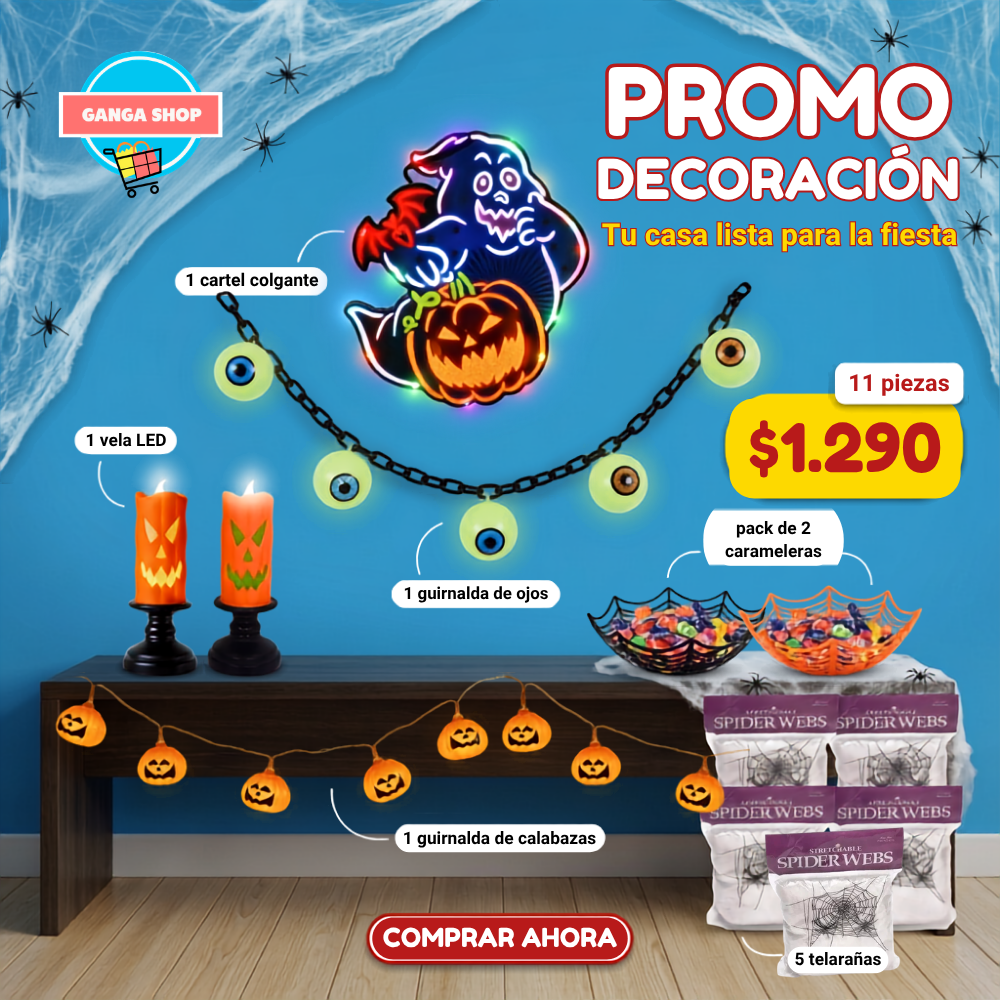 Promo De Decoracion Para Halloween