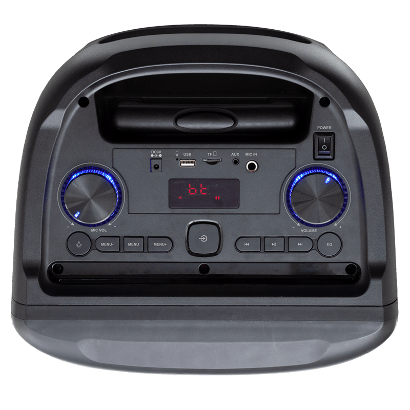 Party Box Portátil 12” Bluetooth, 400 Watts Enxuta