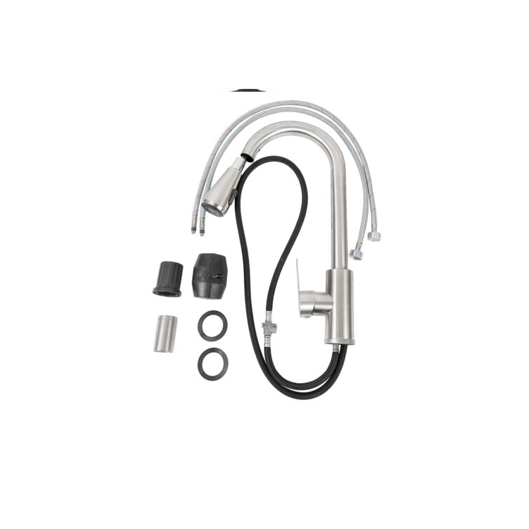 Grifo De Cocina Para Mesada, Con Mono Comando