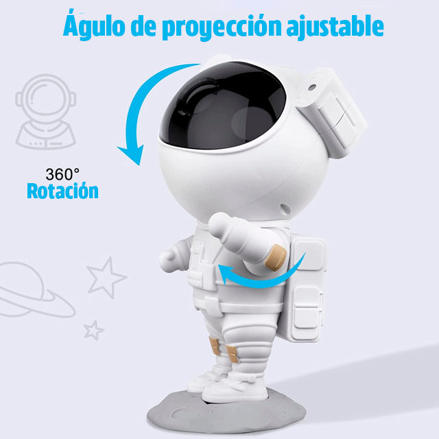 Lampara de astronauta proyector de estrellas