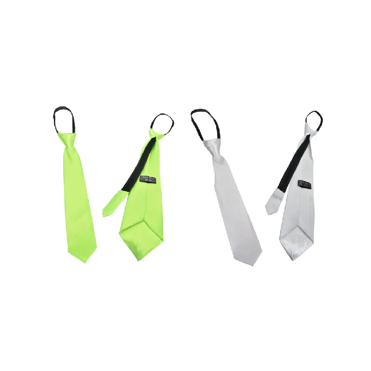 Corbata De 36cm Con Cierre Para Cotillón Materia Tela