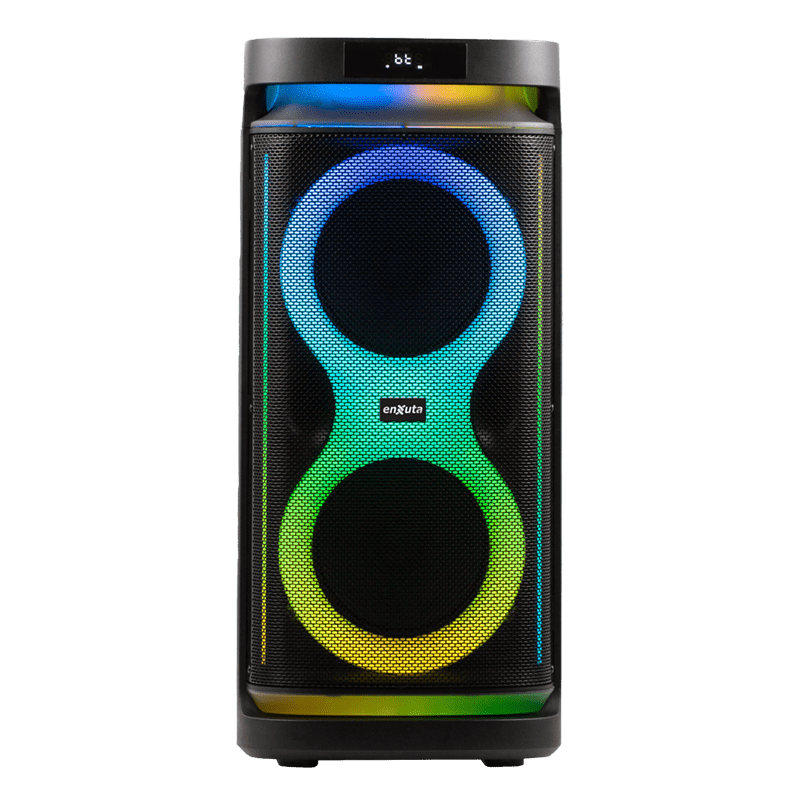 Party box Portátil 8”x2 Bluetooth, 1.000 Watts Enxuta
