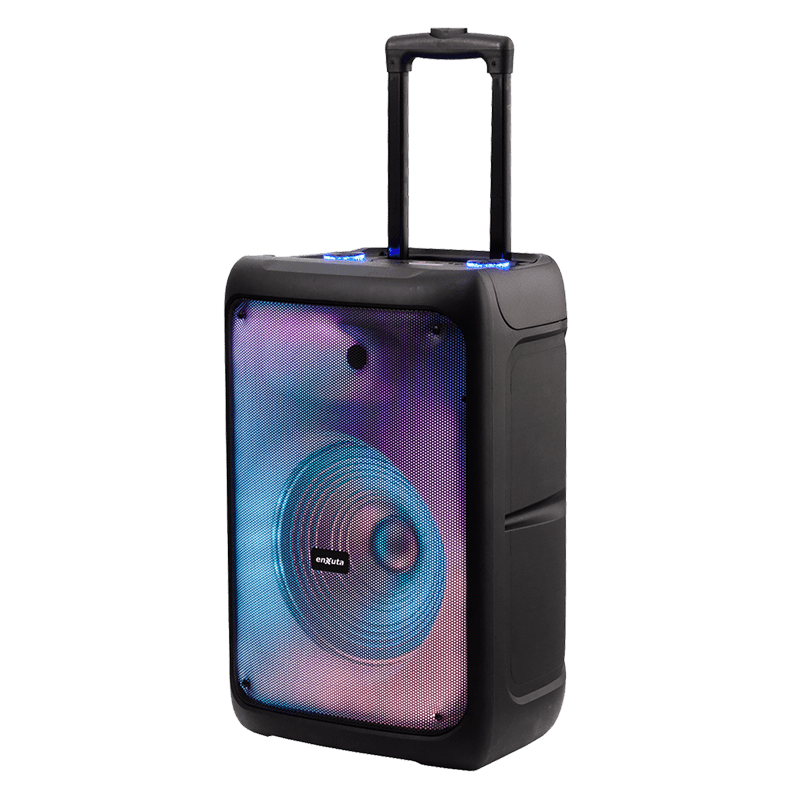 Party Box Portátil 12” Bluetooth, 400 Watts Enxuta