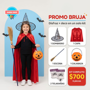 Promo Para Halloween De Brujita Con Sus Accesorios