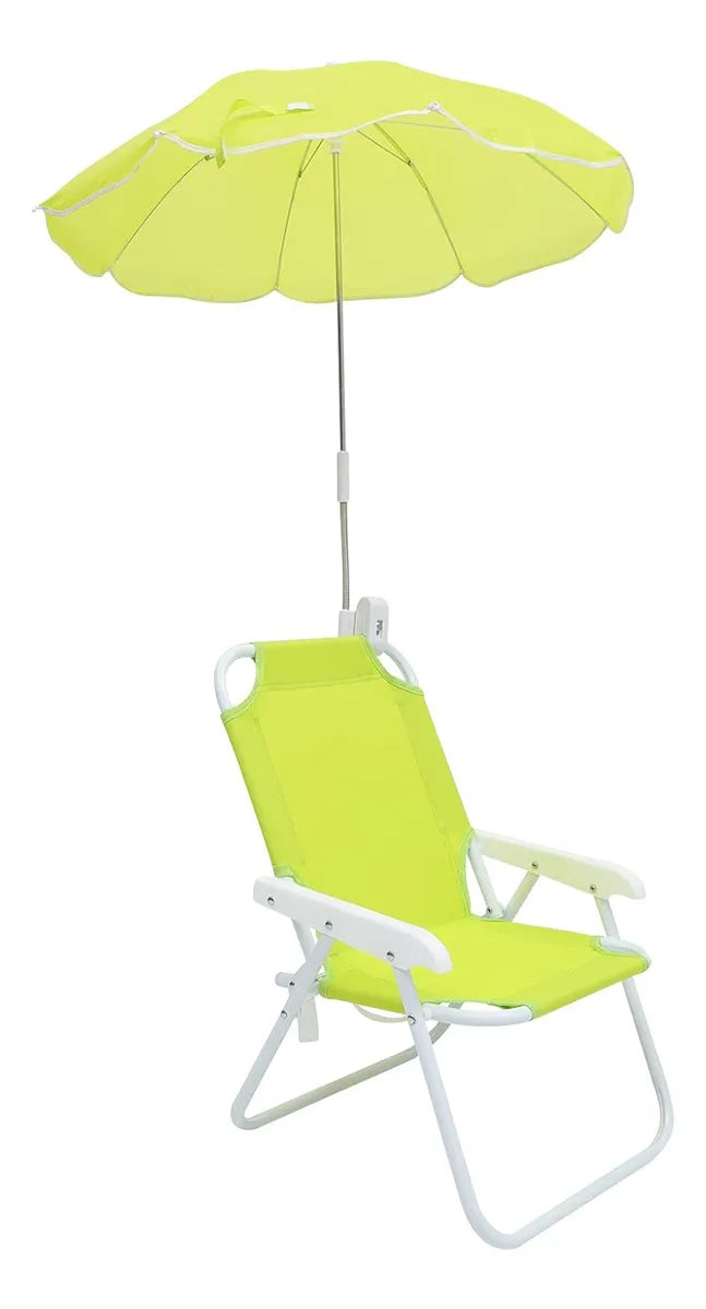 Silla infantil con sombrilla plegable