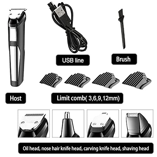 Corta pelo o afeitadora con 4 puntas intercambiables
