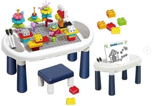 Mesa De Juego Encanstrable Para Bebes Infantil 49pcs