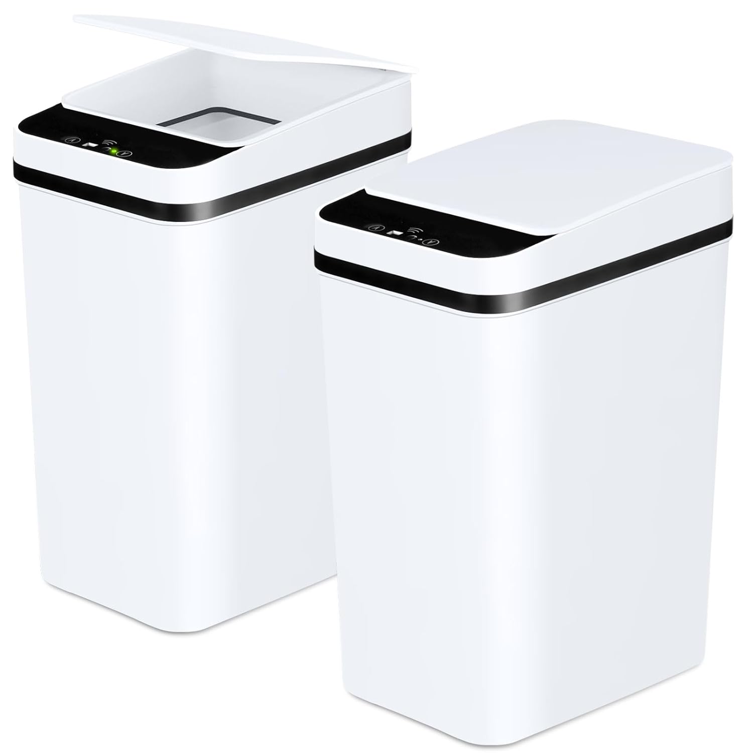 Basurero Inteligente De Baño Con Tapa Sensor