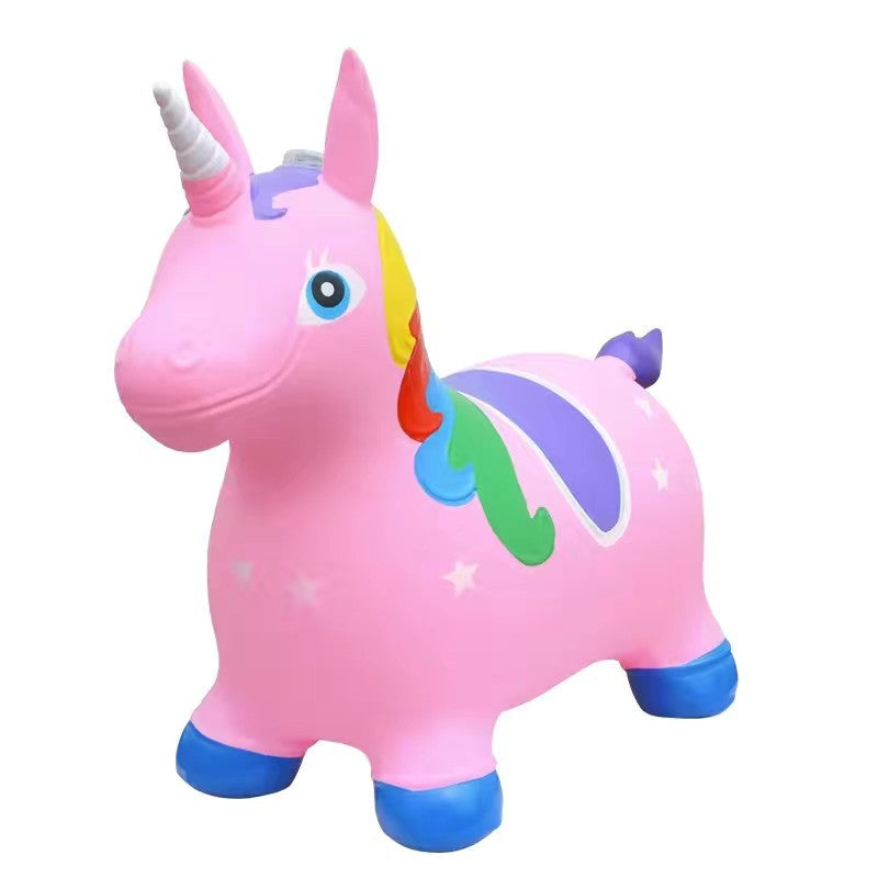 Juguete Unicornio Saltarin Inflable 58 X 55 X 25 Cm
