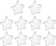 Estrella Chirimbolo 8cm Personalizable Transparente Navidad