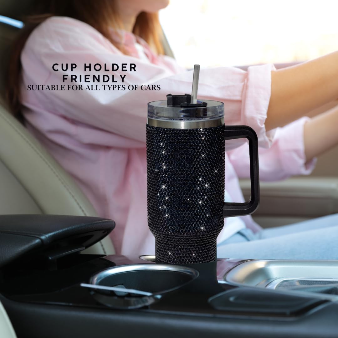 Vaso Termico Con Brillitos Extra Grande 1.2ltstapa Bombilla