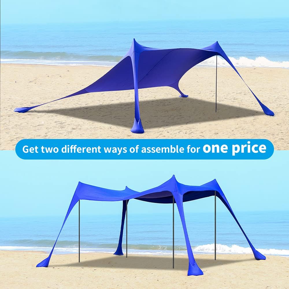 Gazebo de playa con proteccion UV