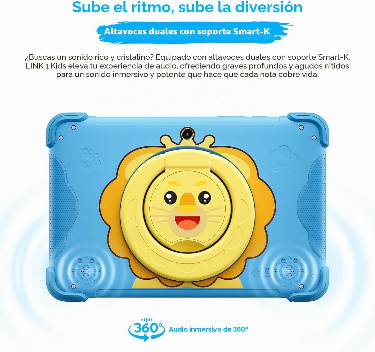 Tablet Blackview Link 1 Kids De 8.68 4gb+12gb Ram 64gb Funda
