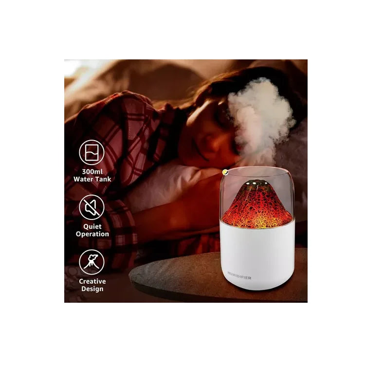 HUmidificador con forma de volcán