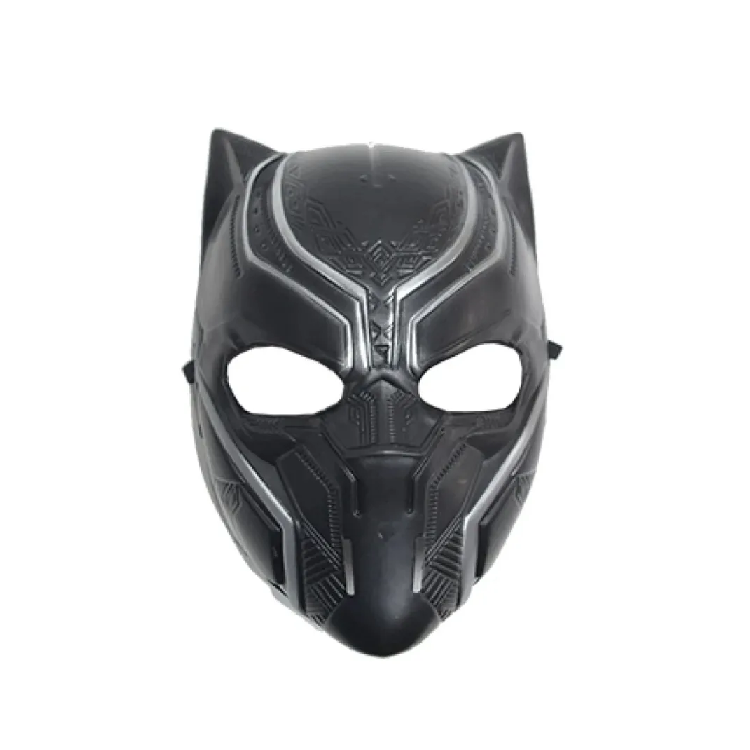 Mascara De Plastico Gato Negro Halloween