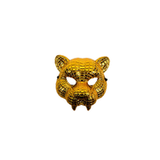 Mascara De Plastico Gato Dorado Halloween