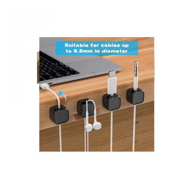 Organizador De Cable Adhesivo Ordenar Escritorio X6 Unidades
