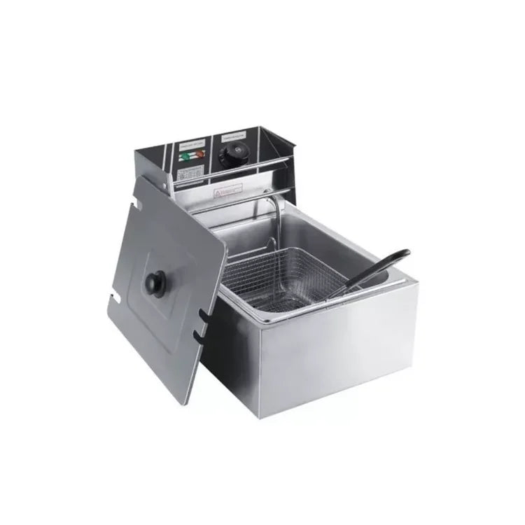 Freidora Industrial Hoffmans Hm-88-1 6l Acero Inoxidable 220