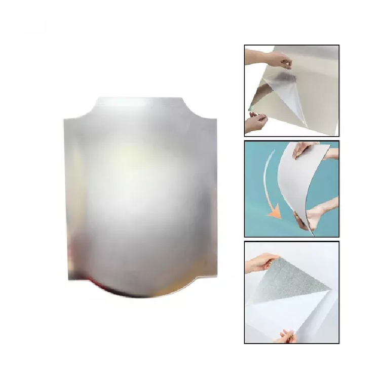 Espejo Autoadhesiva De Acrílico Flexible Con Forma