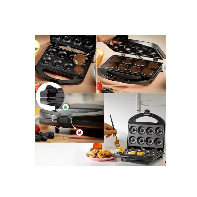 Maquina De 8 Donas Boma Mini Donut Fabrica Donuts Facil