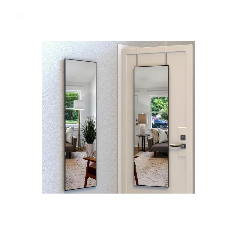 Espejo Con Ganchos Para Puerta 120x30x3cm Varios Colores