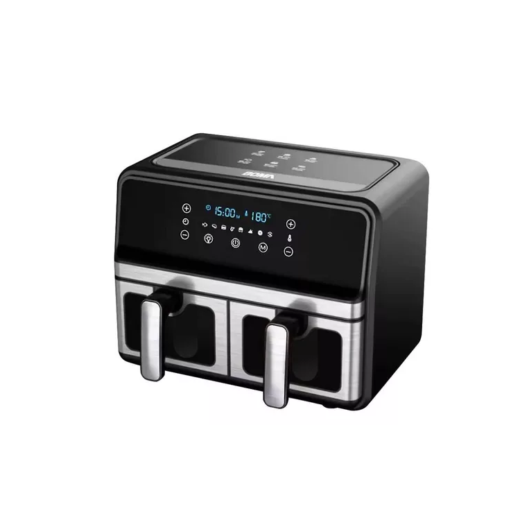 Freidora De Aire Boma Doble Compartimiento Bm-882