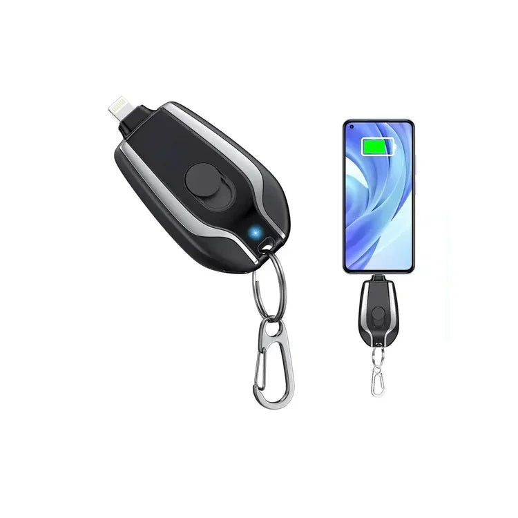 Power Bank Energia Portatil Tipo Llavero 1000 Mha De Tipo C